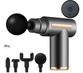 Mini Masajeador Eléctrico DUTRIEUX Para Relajación Muscular Y Fitness Equipo De Masaje Vibratorio With Cabeza De Masaje Rodillo Ideal Para Cuello Y Band