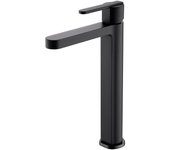 Imex Roma BDR001-3NG grifo monomando caño alto lavabo latón acabado negro mate