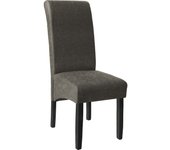 Tectake - Silla de comedor ergonómica, La silla es de calidad superior y el acabado excelente, Forma ergonómica para comodidad óptima incluso durante largo tiempo, Patas de madera maciza, lacadas en brillo de alta calidad