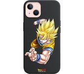 Funda original compatible con iPhone 13 Negro con un diseño de Dragon Ball Z Goku SS1 Special