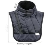Black explosive riding warm set, general motorcycle electric scooter cold collar warm apron leg cover knee blanket