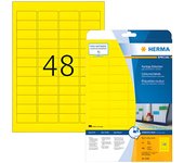Herma 4366 - Pack de 960 etiquetas, 45.7 x 21.2 mm, color amarillo