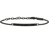 BREIL Colección LIGHT ROW, Pulsera Hombre en Acero Coloreado, Ideas de Regalos para Hombre