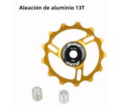 HASSNS Mtb Pulleys Bicycle Derailleur Metal Ceramics Bearing Road Mountain Bike Rear Derailleur Pulley Wheel 11T 13T Cycling