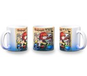 MERCHANDMANIA TAZA DEGRADADO COLOR Madougushi Dahliya Dahlia in Bloom magia color mug