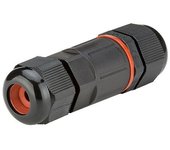 CABLEPELADO Conector de Cable Estanco 3 Contactos | Caja de Conexiones Impermeable | Manguito de Conexión Impermeable | 3 Pines para Cable Sección Máx. 2,5 mm² | IP68 | Máx. 450 V | 24A