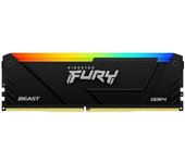 Memoria RAM Kingston FURY Beast RGB 16GB/ DDR4/ 3200MHz/ 1.35V/ CL16/ DIMM