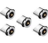 1-5Pcs Magnetic Plug Connector Universal Round Magnetic Cable Type C iPhone Micro USB Magnet Replacement Parts for Mobile Phone