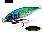 PROBEROS 1pc Luminous Lure Bait,3D painting spraying real fish scale bionic coating, 0.25-2.82oz Bionic Bait,Long Range Fishing