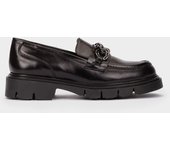 Pedro Miralles Mocasines de piel negro modelo SEOUL en tonos Negros. Hecho a mano en España.