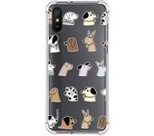 Tumundosmartphone Funda Silicona Antigolpes para Xiaomi Redmi 9A / 9AT diseño Perros Dibujos