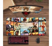 Grand Theft Auto GTA Mousepads Monster Large Mouse Mat Big Desk Pad Non Slip Rubber Mouse Pad Big Keyboard Mats Mouse Pad