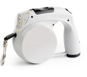 InnovaGoods® Correa Perro 6 en 1, Correa Perro Extensible, Correa Extensible para Perro 4M, Correas para Perros Compartimento para Bolsas, Reloj Digital, Luz Led, Compartimento para Comida y Bebedero
