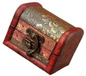 caja de madera para joyería, organizador de baratijas, cajas retro negras, decoración vintage, cofre del tesoro, decoración vintage para el hogar, estuche de madera delicado, contenedor de almacenamiento para artículos diversos, estuche para joyería.