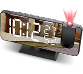 Reloj de Digitaces de la proyección del despertador 180 de la Radio de Fm del Techo del despertador del proyector