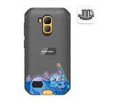 Tumundosmartphone Funda Gel Transparente para Ulefone Armor X7 / X7 Pro diseño Hipo Dibujos
