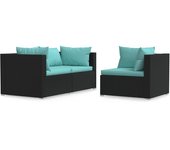 Conjunto de muebles de Jardín 3 pzas y zapatos