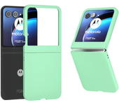 Ultrathin Skin Feel Candy Color Flip Case for Motorola Moto Razr 50 Ultra 40 Ultra Razr 50 5G PC with Film Protection Back Cover
