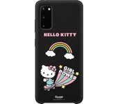 Funda original compatible con Samsung Galaxy A51 Negro con un diseño de Hello Kitty girl power