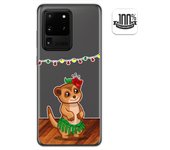 Tumundosmartphone Funda Gel Transparente para Samsung Galaxy S20 Ultra diseño Suricata Dibujos