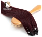 8D Micro Bead Hair Extensions Human Hair Nano Ring Invisible Mini Silicon Beads Black Brown Blonde Microlink Hair Extensions