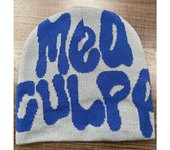 Gorros hombres mujeres calidad lana Cap caliente Kpop moda cien tomar lana Cap Ins nuevo neto rojo diseño Y2K meaculpa Beanie