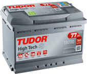 Batería de coche Tudor TA770 High-Tech. 12V - 77Ah/760A (EN) Caja L3 para mayor rendimiento