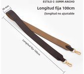 WUTA Genuine Leather Replacement Wide Shoulder Bag Strap for LV Onthego Tote Bag Adjustable Crossbody Handbag Belts Purse Straps