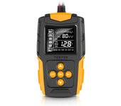 Probador DE LA barería del coche analizador 12V 24 Vrla gel Agm railrotriz Carga cking Prueba Herramientas Diagnóstico para motocicleta