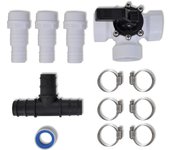 Kit de derivación para calentador solar de piscina