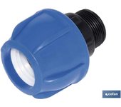 Enlace rosca macho pp pn16 32 x 3/4  venta unitaria