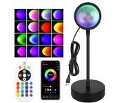 Smart Sunset Lamp Tuya LED Night Ligh USB RGB Smart Life APP Remote Projection For Room Decoration Photography Festival Birth