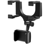 Soporte Móvil para Coches - Sujeta Telefono Móvil - Espejo Retrovisor - GPS