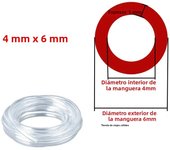 PVC Pipe Transparent Water Pipe Pipes Tube Hoses Aquarium Tubing Water Pump Hosing Garden Hose 3 4 5 6 7 8 9 10 12 14 16 mm