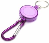 1/6pcs Multifunctional Multi-color Retractable Keychain For Men.Carabiner Badge Holder, Recoil ID card Clip, Portable Keychain