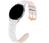 22mm 20mm strap for samsung galaxy watch 7 6 5 4 44mm 40mm 6classic band bling silicone strap HW watch GT 5 4 3 46mm 42mm strap