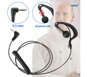 Baofeng AR-152 Walkie Talkie Microphone PTT Radios Speaker Keenwood 2-Pin Type Handheld Mic For UV-K5 UV-21 Pro DR-1801
