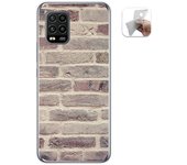 Tumundosmartphone Funda Gel Tpu para Xiaomi Mi 10 Lite diseño Ladrillo 01 Dibujos