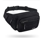 Riñonera Ajustable para Hombre y Mujer - Ideal para Entrenamiento, Viajes y Senderismo