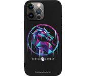 Funda original compatible con iPhone 14 Pro Max Negrocon diseño de Mortal Kombat Logo Ice