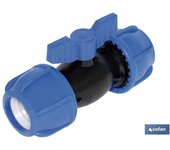 Válvula de bola pp pn16 40 x 40  venta unitaria