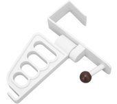 Percha para puerta de ducha, ganchos para abrigos de color puro para puertas de baño para puertas de dormitorio