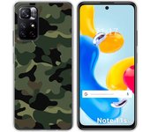 Funda Silicona para Xiaomi Redmi Note 11s 5G diseño Camuflaje Dibujos