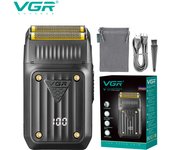 VGR Shaver Professional Electric Razor Reciprocating Shaving Machine Portable Beard Trimmer LED Razors Shaver for Men V-363
