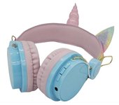 Auriculares bluetooth inalámbricos fone unicornio con diseño para niñas y niños, audífonos con Bluetooth ,cascos inalámbrico bluetooth micrófono incorporado, estéreo, para videojuegos, regalos