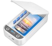 PORTATIL Caja Esterilizacion UV Multifuncional, Desinfección Con Lámpara Germicida Ultravioleta.  Esterilización UV Para El Móvil, Herramientas De Limpieza Cosmética, Ropa Interior, Chupete, Llaves