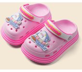 Bonitas zapatillas de verano para niños y niñas con diseño de tiburón devorador de peces, 2024, nuevas zapatillas de bebé antideslizantes con suela suave