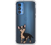 Funda Silicona Antigolpes para Motorola Edge 20 Pro diseño Perros 05 Dibujos