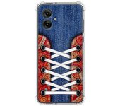 Tumundosmartphone Funda Silicona Antigolpes para Motorola Moto G55 5G diseño Zapatillas 11 Dibujos