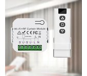 Tuya WiFi Smart Curtain Switch 433MHz Roller Blinds Shutter Switch Breaker Smart Life APP Remote Control Alexa Google Home
